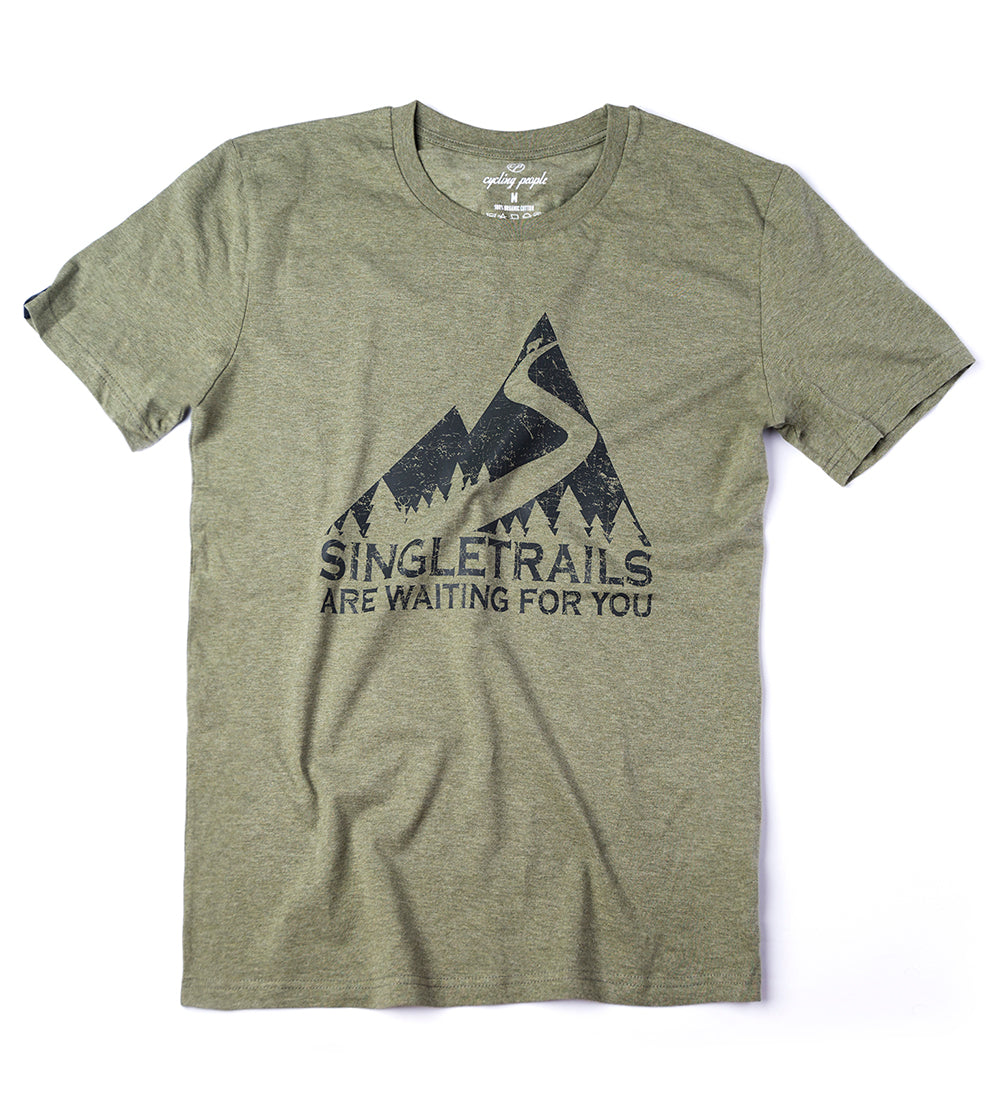 SINGLE TRAILS MEN'S T-SHIRT